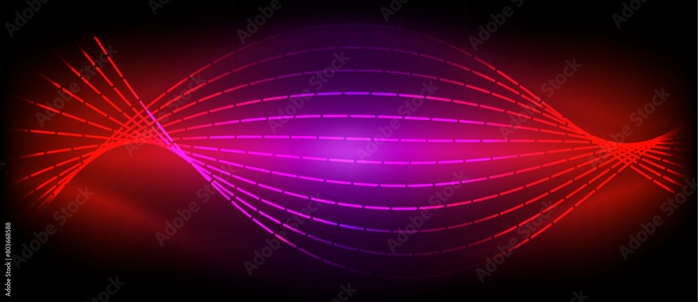 A vibrant mix of purple, magenta, and electric blue create a stunning visual effect lighting up the black backdrop like a water wave of colorfulness A vibrant mix of purple, magenta, and electric blue create a stunning visual effect lighting up the black backdrop like a water wave of colorfulness