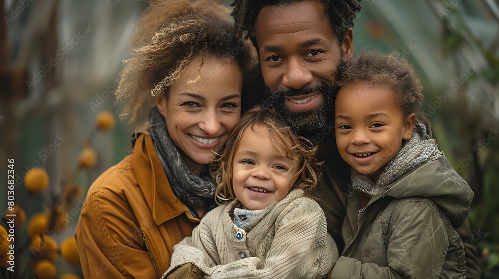 Affectionate Family Moment: Capturing Genuine Joy Affectionate Family Moment: Capturing Genuine Joy