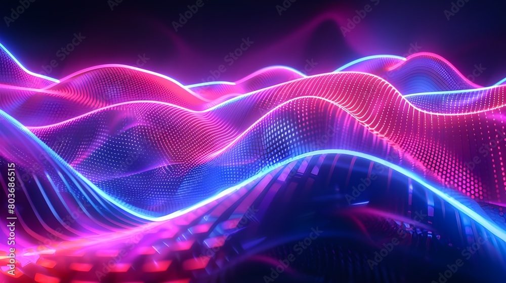 Vibrant neon waves, vibrant waves neon background, neon background, background, colorful background, neon colorfully background, rainbow color background