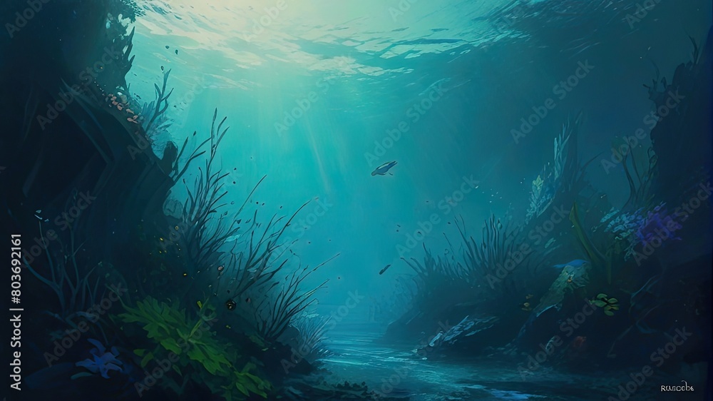 Fototapeta premium underwater view of a reef