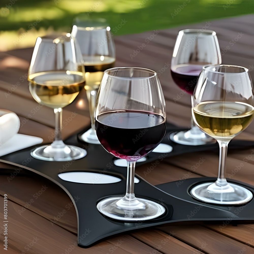 Array of wine glass holder for zero gravity picnic table splashes with zero gravity picnic table wine glass holder3