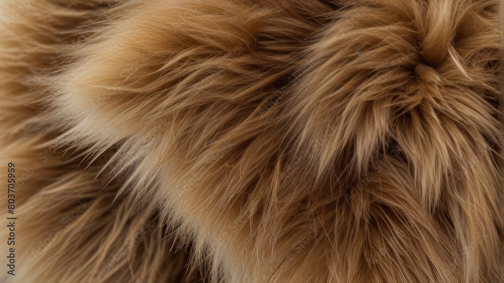 Naklejka premium close up of fur