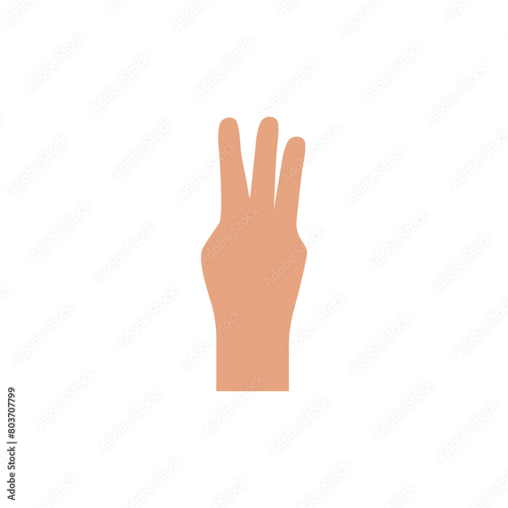 Hand gesture symbol Hand gesture symbol