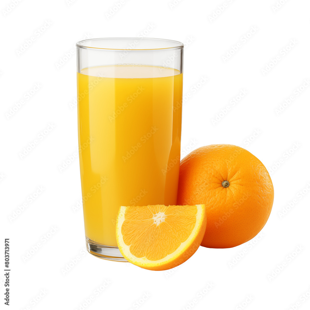 glass of orange juice and oranges isolated on white glass of orange juice and oranges isolated on white