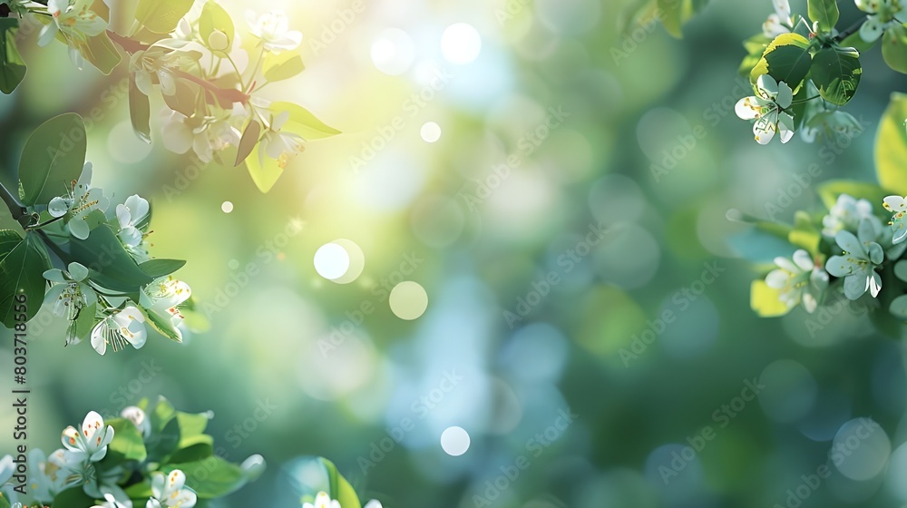 Branch of Tree With White Flowers Branch of Tree With White Flowers