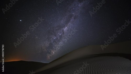 Sand Dunes Milky Way Timelapse