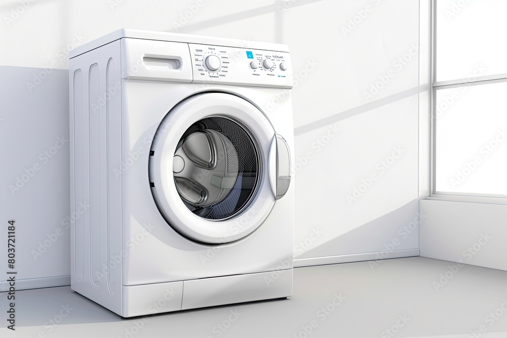 Modern Washer Isolated on white Modern Washer Isolated on white