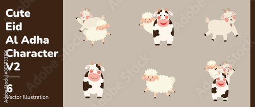 Cute Idul Adha Character 2