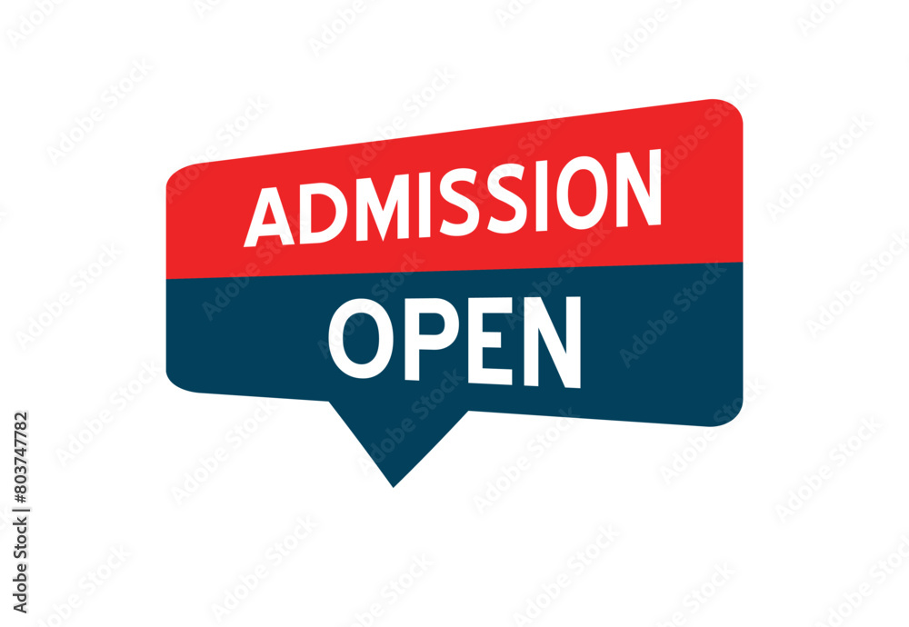 Eye-Catching Admission Open Sign in Bold Text - Stands Out Clearly Eye-Catching Admission Open Sign in Bold Text - Stands Out Clearly