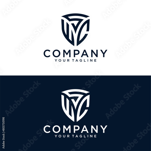 SWC Shield Lettermark Logo Vecttor. photo