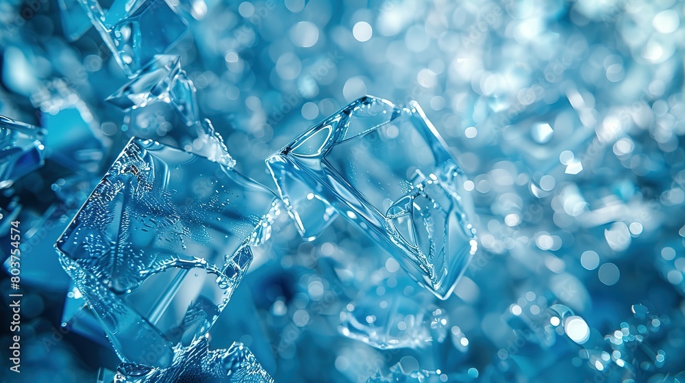Cerulean Chaos: Fragmented Glass Fantasy Cerulean Chaos: Fragmented Glass Fantasy