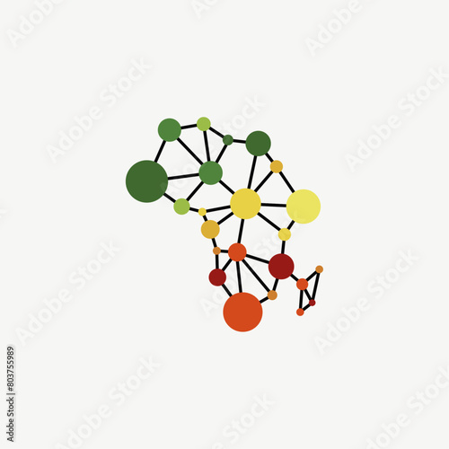 Minimalist Geometric Afrika Logo