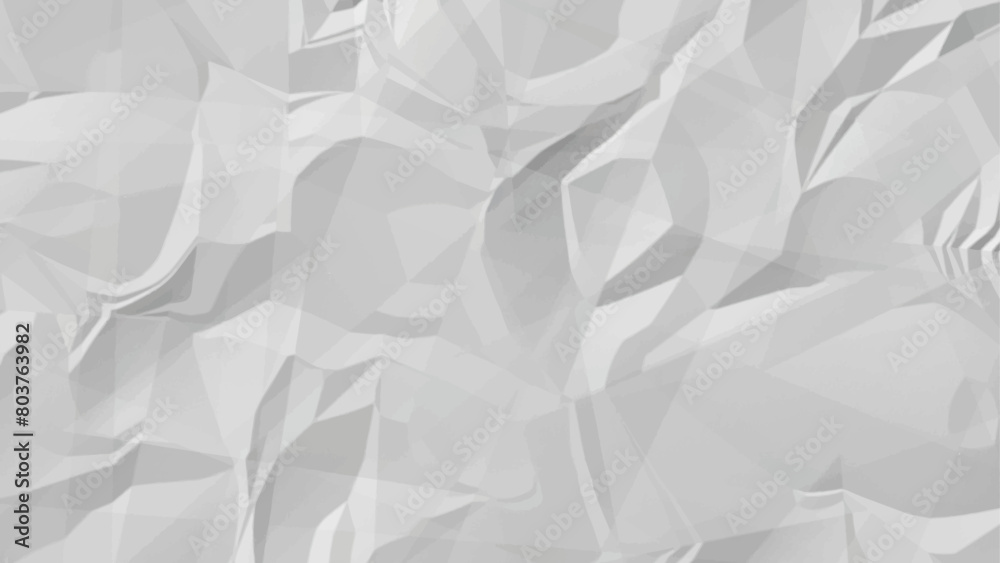 Crumpled white paper texture background. Background for various purposes,