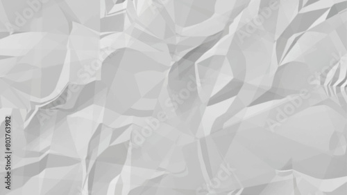 Crumpled white paper texture background. Background for various purposes,