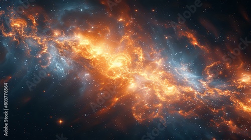 Cosmic Burst: A Masterful Display of Light and Motion