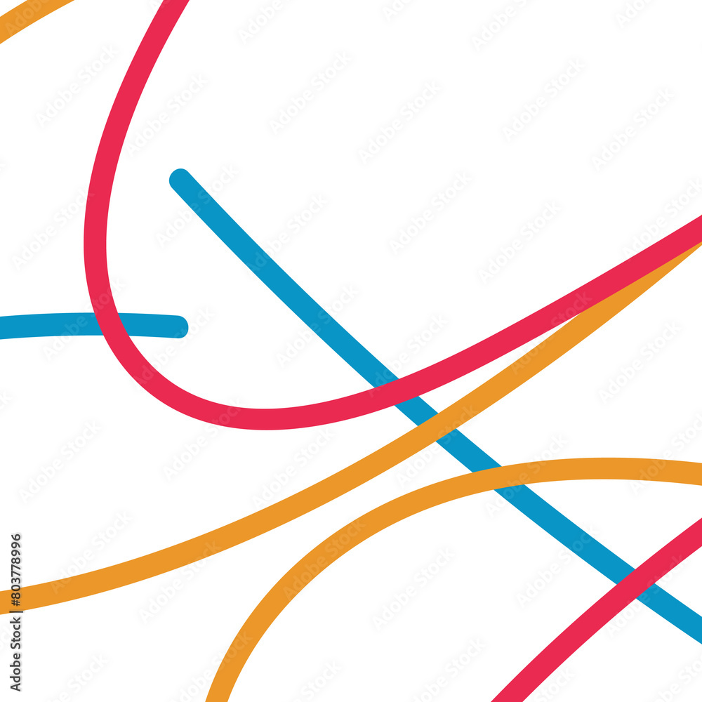 Graphic blue yellow red lines backdrop Graphic blue yellow red lines backdrop