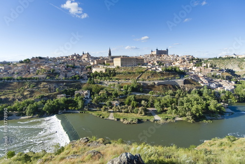 view of Toledo and the Tajo River photo