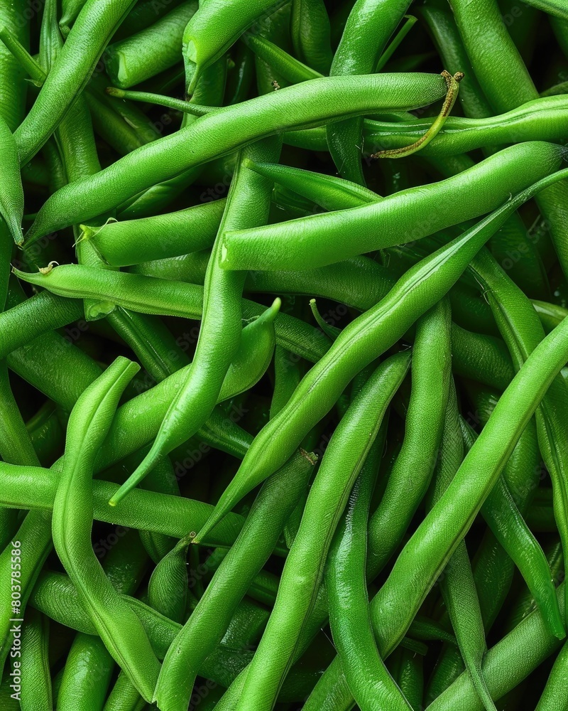 Green beans background. Top view. Green beans background. Top view.