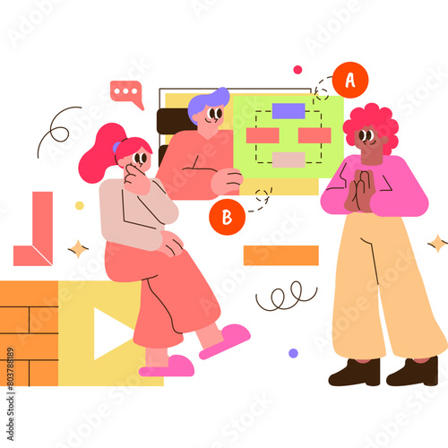 illustration of shopping for sale