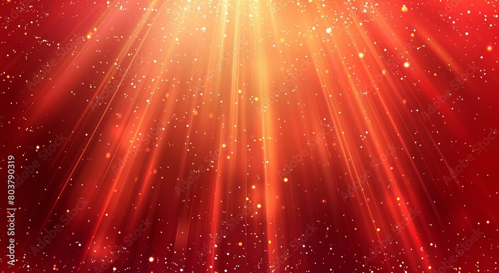 custom made wallpaper toronto digitalRed background, red light rays with glowing lights on the sides, red and gold gradient background