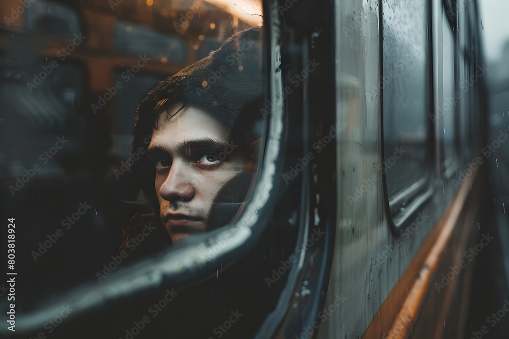 Haunted Eyes A Travelers Introspective Journey Through the Night on a Train Haunted Eyes A Travelers Introspective Journey Through the Night on a Train