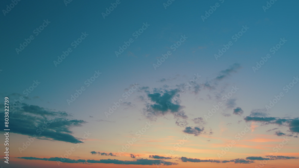 Different shades and light tones. Bright multicolored sky cloud background. Nature background.