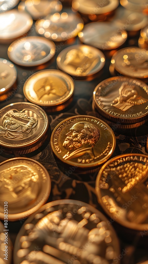 pile of gold coins pile of gold coins