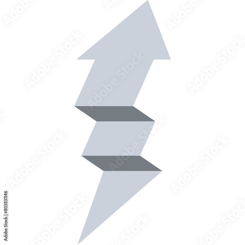 Free Download Moving Up Arrow Illustration - GFXLoad