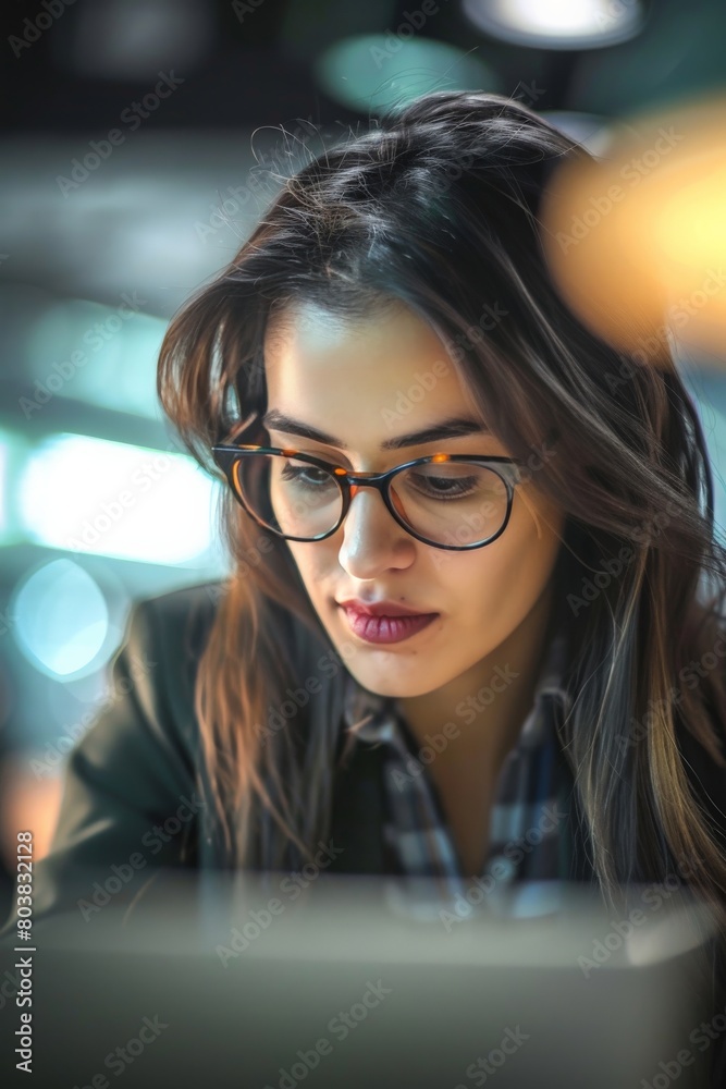 The playful mischievousness in a woman's expression as she plans a surprise, her eyes sparkling with excitement and a secret smile. The playful mischievousness in a woman's expression as she plans a surprise, her eyes sparkling with excitement and a secret smile.