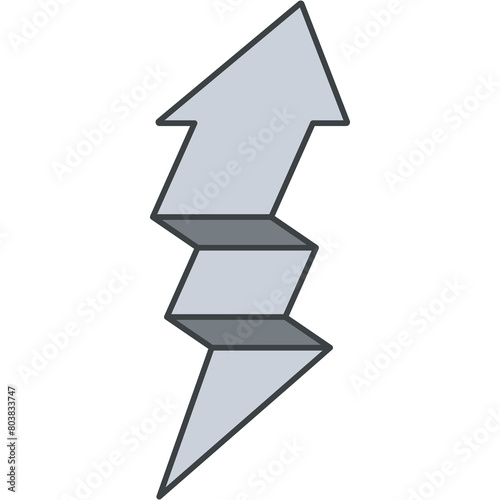 Free Download Moving Up Arrow Sticker - GFXLoad