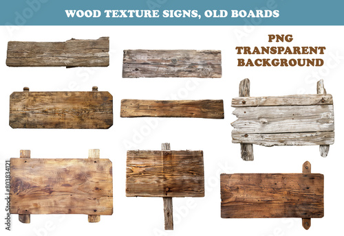 wooden, texture, signs, arrow, boards, png, transparent background, sign, wood, isolated, board, direction, old, banner, illustration