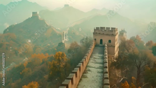 video Beautiful view of the Chinese wall photo