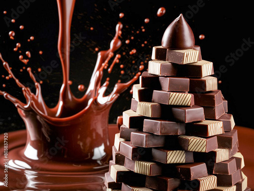 World Chocolate Day photo concept