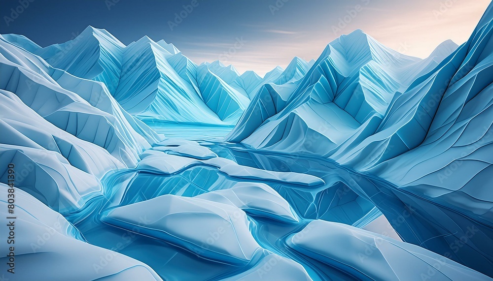 custom made wallpaper toronto digital"Icebound Majesty: Trekking Through Polar Perfection"
