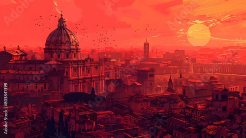 ROME CONCEPT ILLUSTRATION