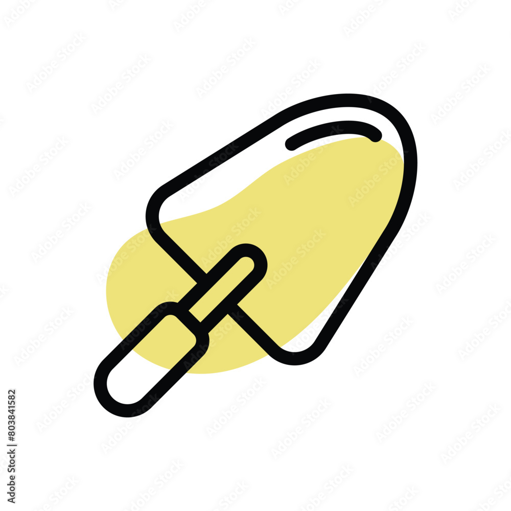 Trowel vector icon Trowel vector icon