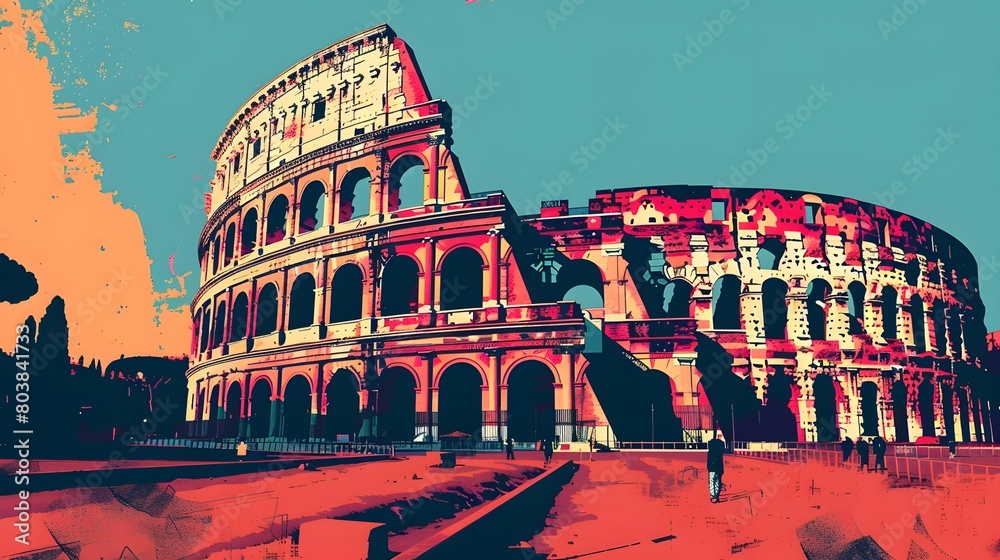 ROME  CONCEPT ILLUSTRATION