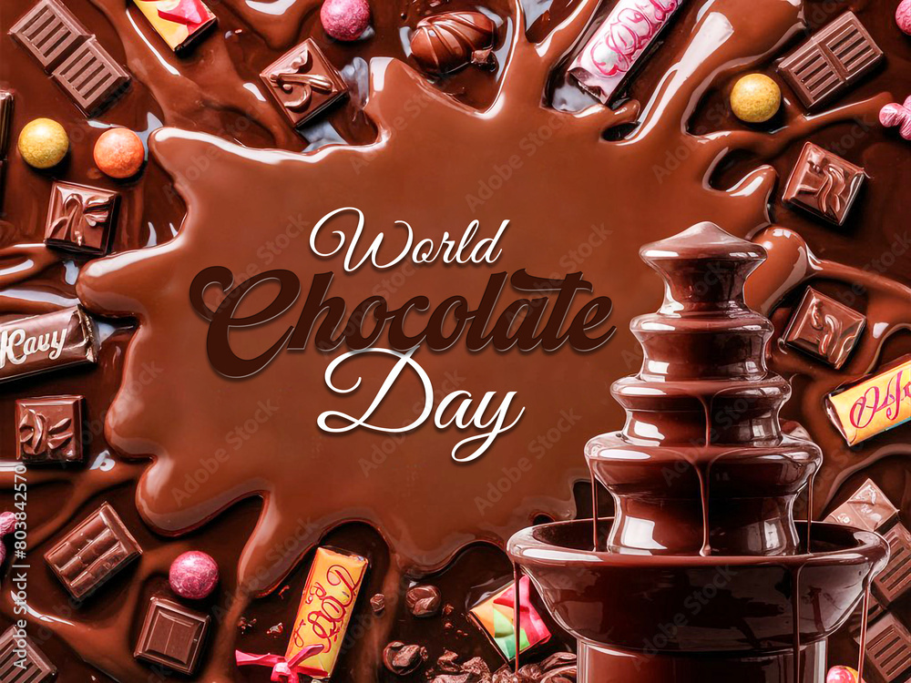 World Chocolate Day photo concept World Chocolate Day photo concept