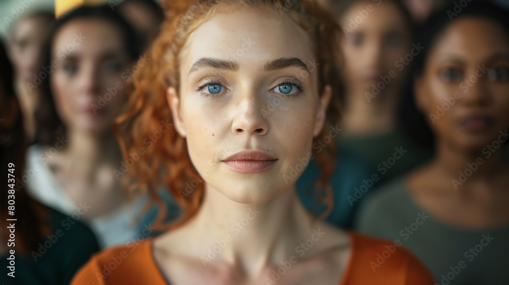 Unity Composition: A composition of diverse women's portraits symbolizes unity in diversity and the defeat of racism. Unity Composition: A composition of diverse women's portraits symbolizes unity in diversity and the defeat of racism.