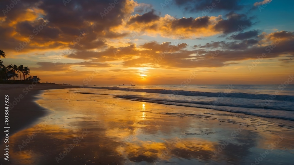 sunset over the sea Tropical Sunset Serenity Coastal Bliss sunset over the sea Tropical Sunset Serenity Coastal Bliss