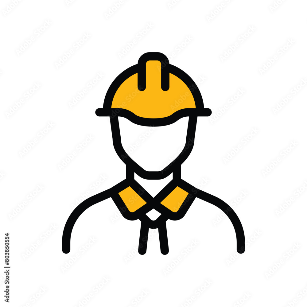 Engineer vector icon