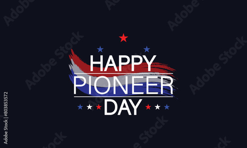 Contemporary Text Design to Commemorate Pioneer Day