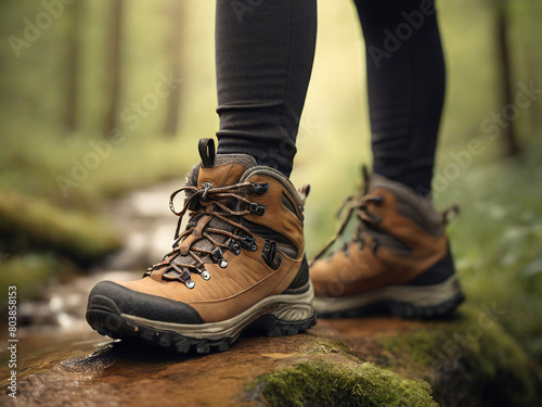 CloseUp of Walking Boots