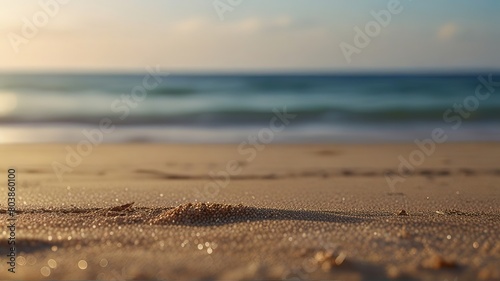 footprints on the beach