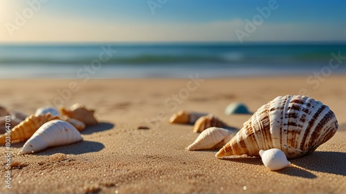 shells on the beach