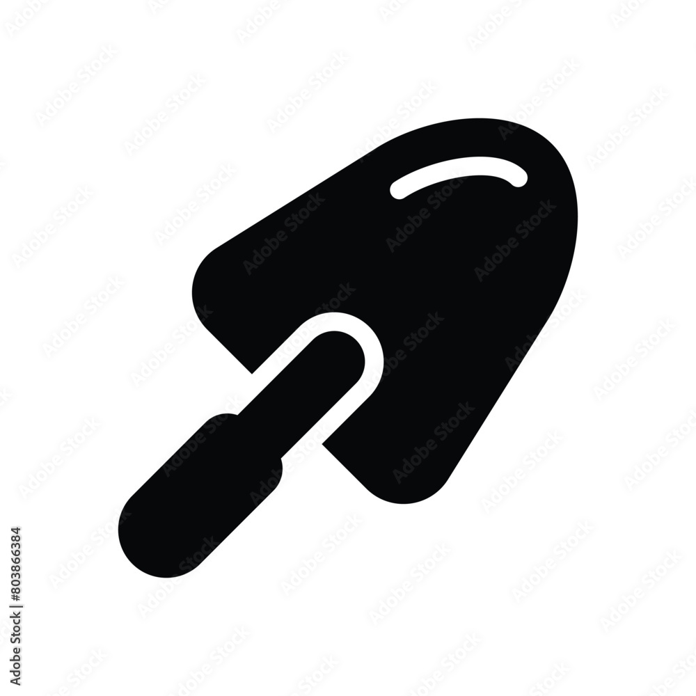 Trowel vector icon Trowel vector icon