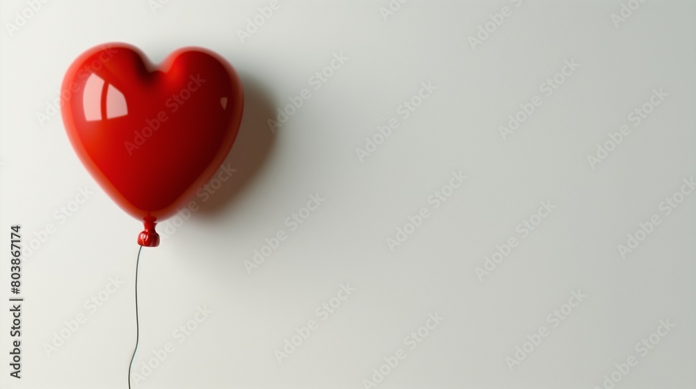 A speech balloon with a heart, floating above a solid white background. A speech balloon with a heart, floating above a solid white background.