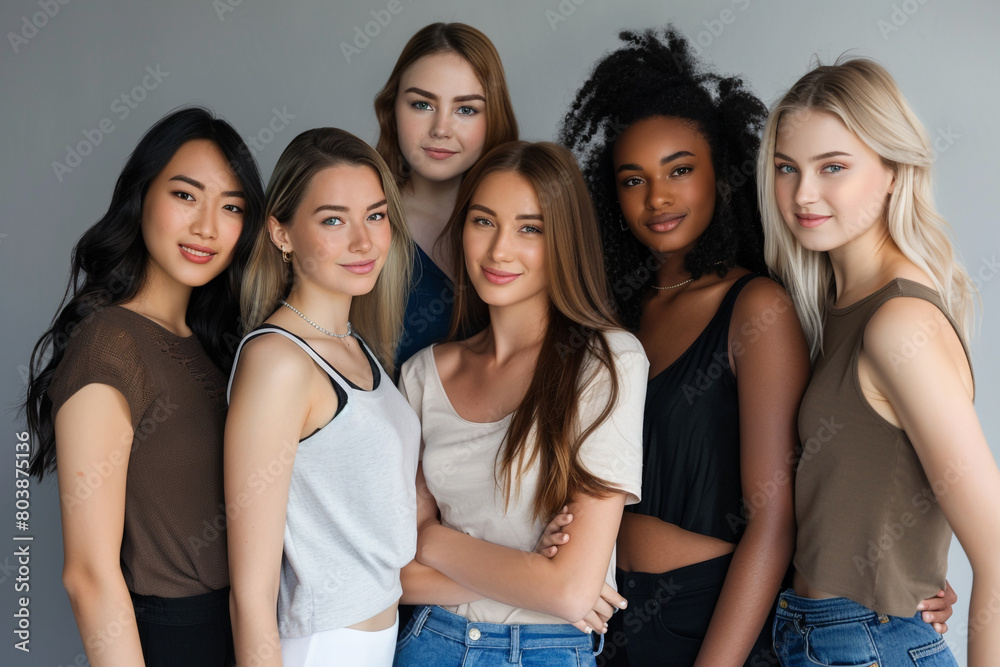 Diverse group of empowered woman Diverse group of empowered woman