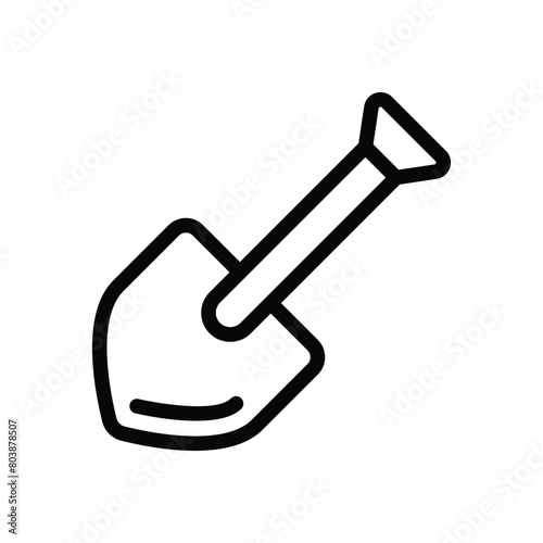 Shovel vector icon