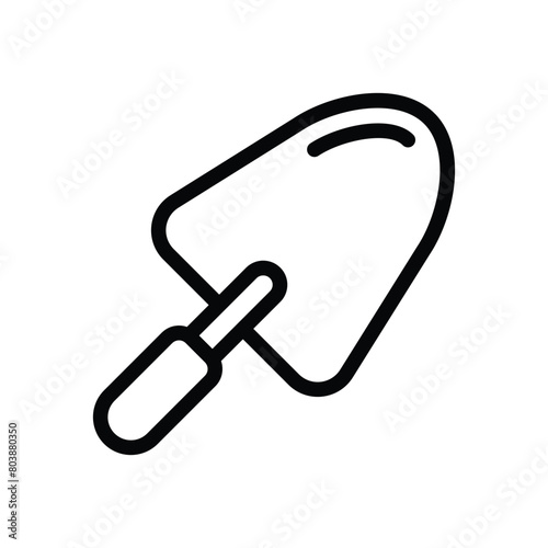 Trowel vector icon